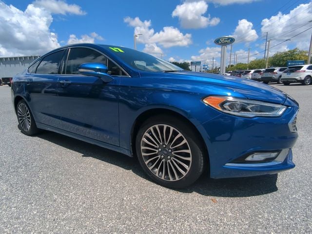 Used 2017 Ford Fusion Hybrid Titanium with VIN 3FA6P0RU1HR270531 for sale in Leesburg, FL