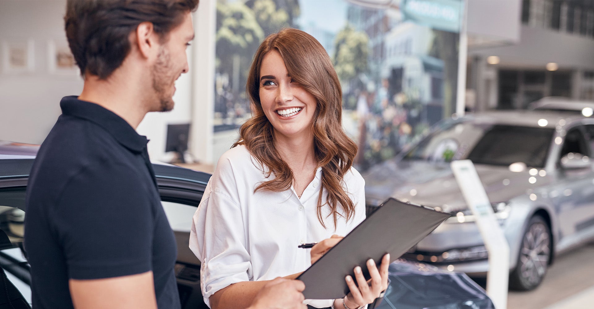 Process of trading in a car