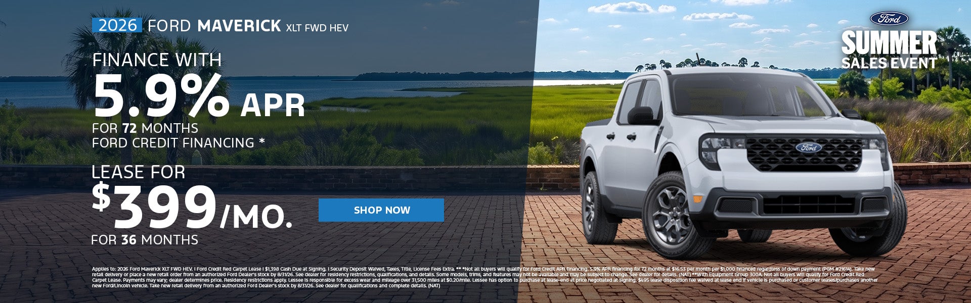 July 2026 Maverick Offer