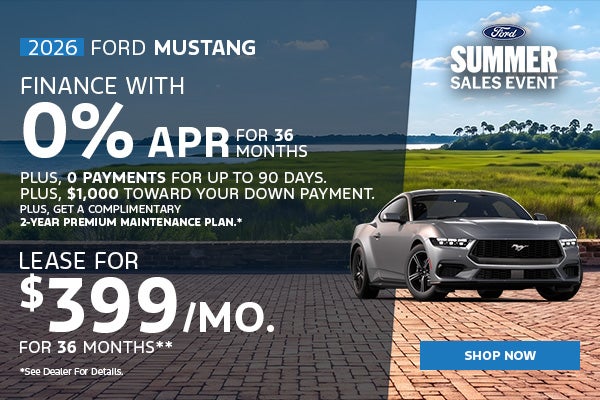 July 2026 Mustang Offer