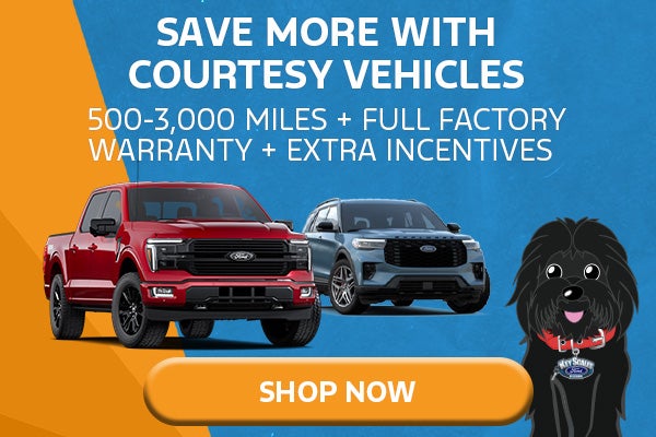 Save More with Courtesy Vehicles!