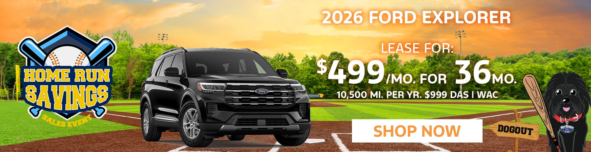 2026 Ford Explorer - Low Lease Payments
