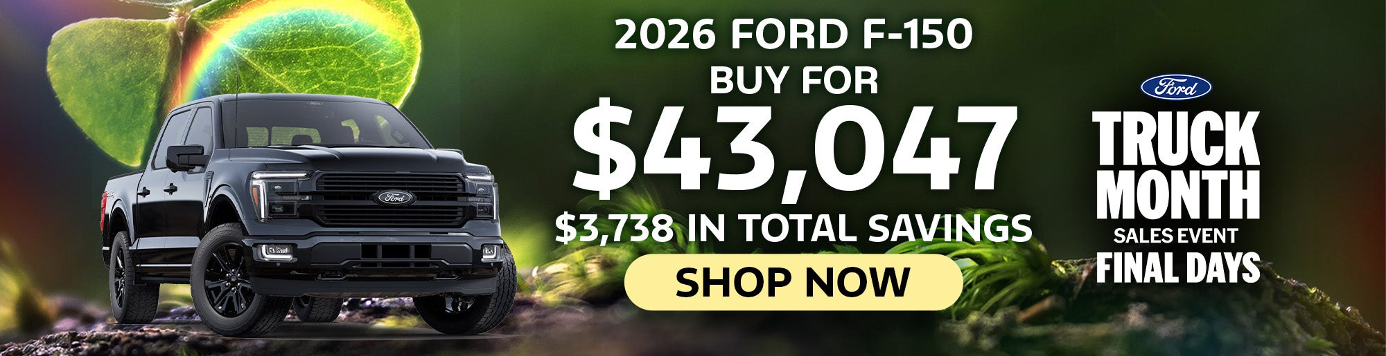 2026 Ford F-150 - Buy for $43,074 - Shop Now!