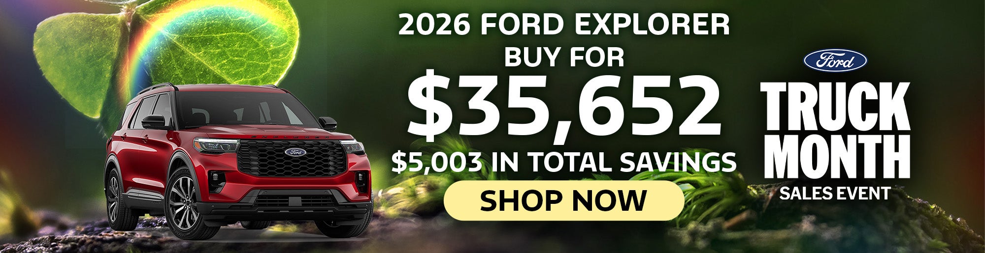 2026 Ford Explorer - Buy for $35,652 - Shop Now! 